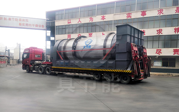 菌渣烘干設備發貨 菌渣烘干設備發貨